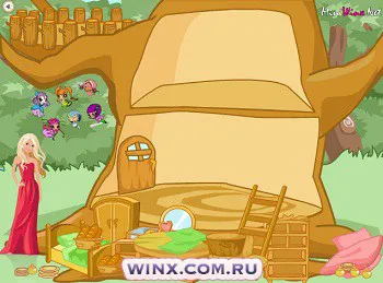 Обставити кімнату гри винкс для дівчаток (винкс) Обставити кімнату гри винкс для дівчаток