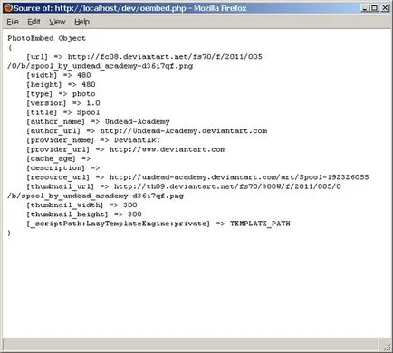 Звернення до стороннього контенту за допомогою oembed і php (oembed) Звернення до стороннього контенту за допомогою oembed і php