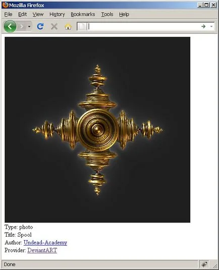 Звернення до стороннього контенту за допомогою oembed і php (Лістинг Використання oohEmbed) Звернення до стороннього контенту за допомогою oembed і php