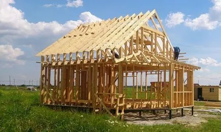 Одноповерхові каркасні будинки як проходить будівництво