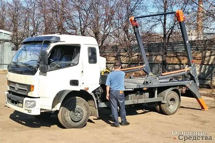 Огляд портальних контейнерних бункеровозів - основні засоби (портальних контейнерних сміттєвозів) Огляд портальних контейнерних бункеровозів - основні засоби