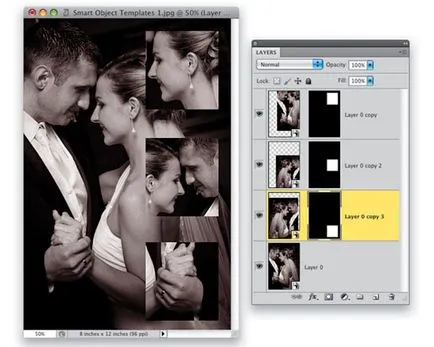 Оформлення весільних фотографій в фотошоп (шару Layer Styles) Оформлення весільних фотографій в фотошоп