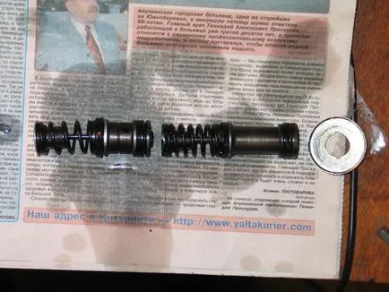 Звіт ремонт ГТЦ (головного гальмівного циліндра) - ходова частина - primera club (головного) Звіт ремонт ГТЦ (головного гальмівного циліндра) - ходова частина - primera club