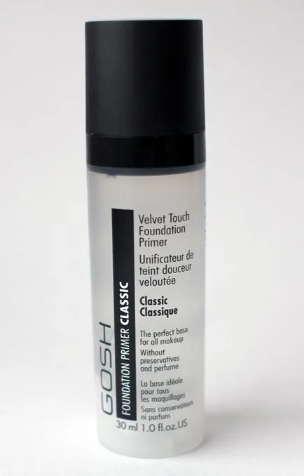 Основа під макіяж gosh velvet touch fondation primer - вічна класика