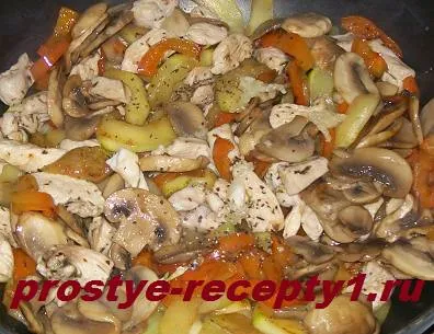 Овочеве рагу з кабачками і куркою, покроковий рецепт з фото (куркою) Овочеве рагу з кабачками і куркою, покроковий рецепт з фото