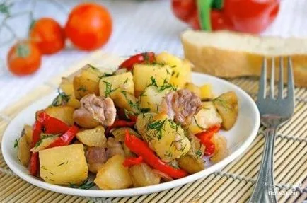 Овочеве рагу з кабачками (з картоплею, з куркою) рецепти (рецепт овочевого рагу з куркою і кабачками) Овочеве рагу з кабачками (з картоплею, з куркою) рецепти