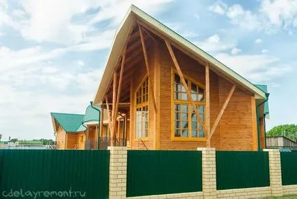 Оздоблення фасаду імітацією бруса (фасаду) Оздоблення фасаду імітацією бруса