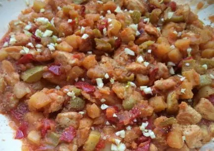 Овочеве рагу з кабачками (з картоплею, з куркою) рецепти (овочеве рагу з куркою картоплею і кабачками) Овочеве рагу з кабачками (з картоплею, з куркою) рецепти