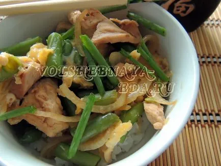 Оякодон (курка по-японськи) рецепт з фото, чарівна (курка) Оякодон (курка по-японськи) рецепт з фото, чарівна