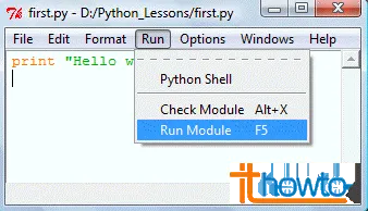 Пишемо першу програму на python в windows