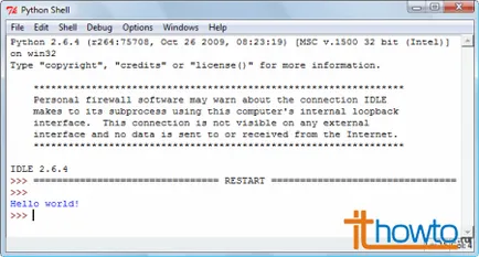 Пишемо першу програму на python в windows