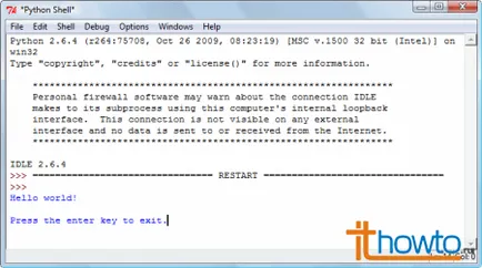 Пишемо першу програму на python в windows