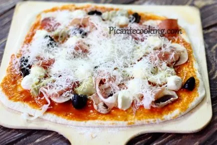 Піца Капрічоза (pizza capricciosa), picantecooking (моцарелла) Піца Капрічоза (pizza capricciosa), picantecooking