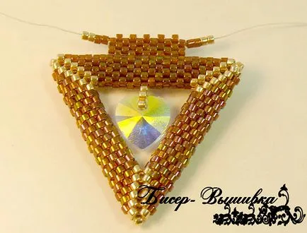 Плетемо стильний кулон з бісеру - ярмарок майстрів - ручна робота, handmade (прикраси з бісеру) Плетемо стильний кулон з бісеру - ярмарок майстрів - ручна робота, handmade