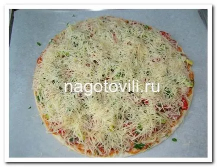 Піца з основи для піци (закуски) Піца з основи для піци