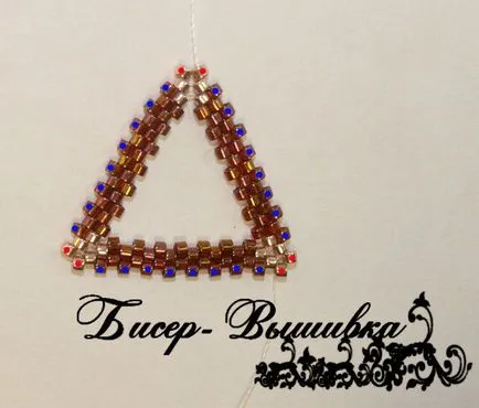 Плетемо стильний кулон з бісеру - ярмарок майстрів - ручна робота, handmade (шнур шкіряний) Плетемо стильний кулон з бісеру - ярмарок майстрів - ручна робота, handmade