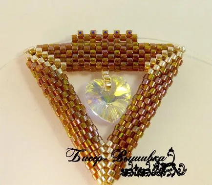 Плетемо стильний кулон з бісеру - ярмарок майстрів - ручна робота, handmade (кулон) Плетемо стильний кулон з бісеру - ярмарок майстрів - ручна робота, handmade