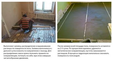 Підготовка підлоги під лінолеум своїми руками