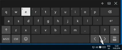 Екранна клавіатура windows 10
