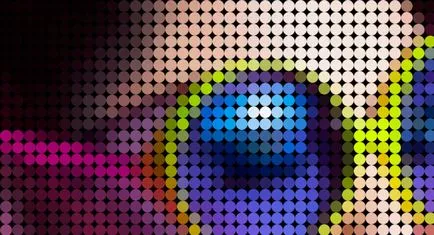 Перетворити фотографію в малюнок з кольорових крапок в photoshop (точок) Перетворити фотографію в малюнок з кольорових крапок в photoshop