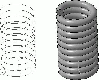Пружини - компас-3d v10 на 100%