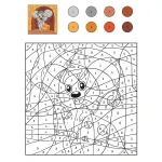 Розмальовки по цифрах для дітей