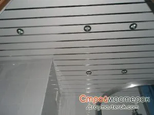 Рейковий стеля у ванній - монтаж рейкової стелі, фото, відео (стелю) Рейковий стеля у ванній - монтаж рейкової стелі, фото, відео