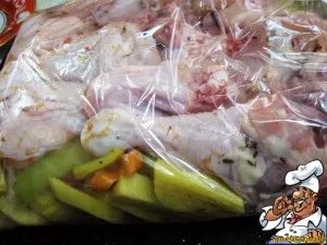 Рецепт «курка з овочами в рукаві для запікання» (рукаві) Рецепт «курка з овочами в рукаві для запікання»