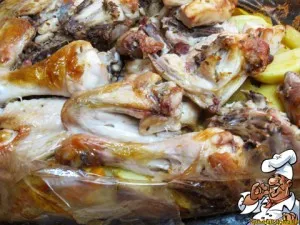 Рецепт «курка з овочами в рукаві для запікання» (овочами) Рецепт «курка з овочами в рукаві для запікання»