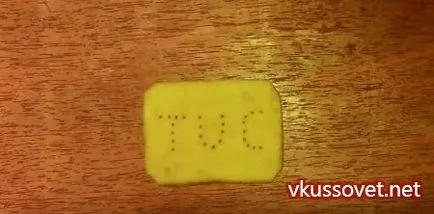 Рецепт приготування крекерів tuc своїми руками, з фото (яйця) Рецепт приготування крекерів tuc своїми руками, з фото