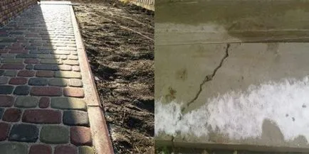 Ремонт вимощення своїми руками, усунення тріщин і щілин