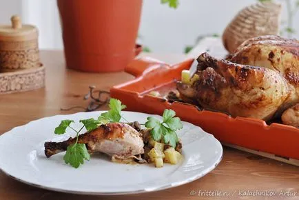 Рецепт другої тарелі кура фарширована потрохами, frittelle, кулінарний блог артура калачнікова (рецепт кури в духовці) Рецепт другої тарелі кура фарширована потрохами, frittelle, кулінарний блог артура калачнікова