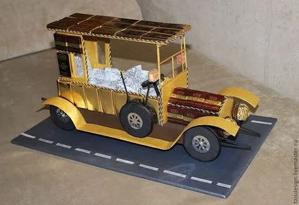 Ретро автомобілі з шоколадних цукерок (автомобілі) Ретро автомобілі з шоколадних цукерок