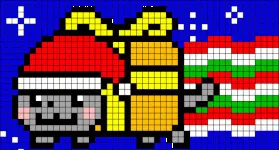 Малюнки по клітинках Нян кет в зошиті (в зошиті) Малюнки по клітинках Нян кет в зошиті