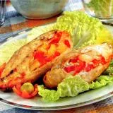 Салат помідори черрі з сиром - рецепт з фото (черрі) Салат помідори черрі з сиром - рецепт з фото