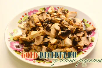 Салат з грибами і куркою, салат з грибами рецепт
