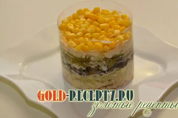 Салат з грибами і куркою, салат з грибами рецепт