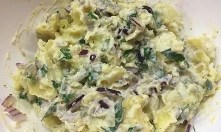 Салат з картоплею покрокові рецепти з фото, калорійність (Харчова цінність Ккал) Салат з картоплею покрокові рецепти з фото, калорійність