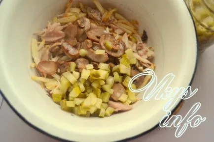 Салат «англійська» з куркою і грибами рецепт з фото (грибами) Салат «англійська» з куркою і грибами рецепт з фото