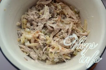Салат «англійська» з куркою і грибами рецепт з фото (куркою) Салат «англійська» з куркою і грибами рецепт з фото