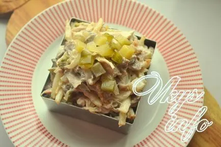 Салат «англійська» з куркою і грибами рецепт з фото (грибами) Салат «англійська» з куркою і грибами рецепт з фото