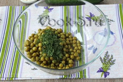 Салат з куркою, горошком і огірком - покроковий рецепт з фото, салати (куркою) Салат з куркою, горошком і огірком - покроковий рецепт з фото, салати
