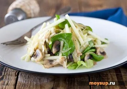 Салат з куркою і грибами англійська - класичний рецепт, як приготувати (грибами) Салат з куркою і грибами англійська - класичний рецепт, як приготувати