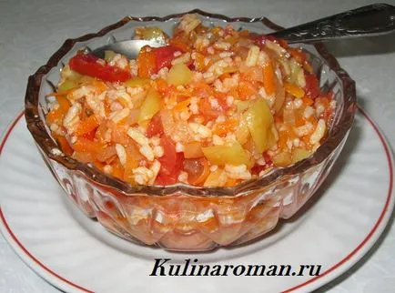 Салат з рисом і овочами на зиму, смачні рецепти (салат з овочів) Салат з рисом і овочами на зиму, смачні рецепти
