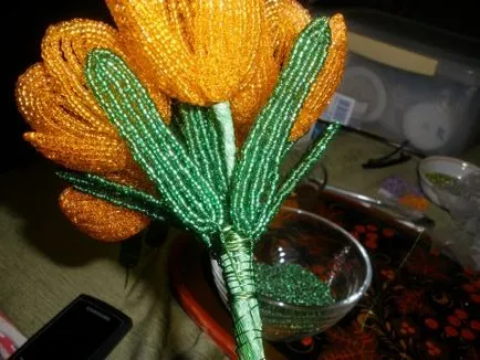Рябчик імператорський з бісеру (конкурс)