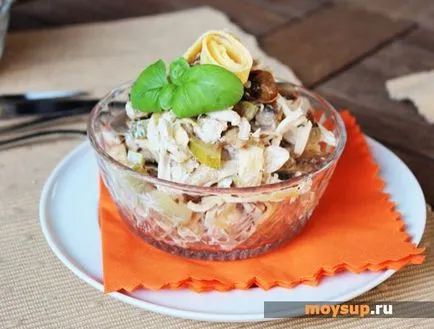 Салат з куркою і грибами англійська - класичний рецепт, як приготувати (салат) Салат з куркою і грибами англійська - класичний рецепт, як приготувати