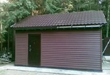 Сарай з профнастилу своїми руками (руками) Сарай з профнастилу своїми руками
