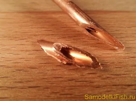 Саморобний kastmaster (кастмастер) з мідної трубки для лову зимового окуня - саморобки для (трубки) Саморобний kastmaster (кастмастер) з мідної трубки для лову зимового окуня - саморобки для