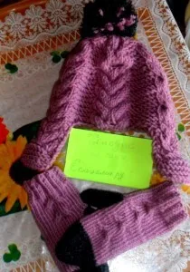 Шапка з вушками, в'язання спицями, гачком, уроки в'язання (в'язання) Шапка з вушками, в'язання спицями, гачком, уроки в'язання