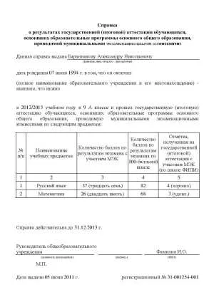 Шаблони свідоцтв (довідок) ДПА-9